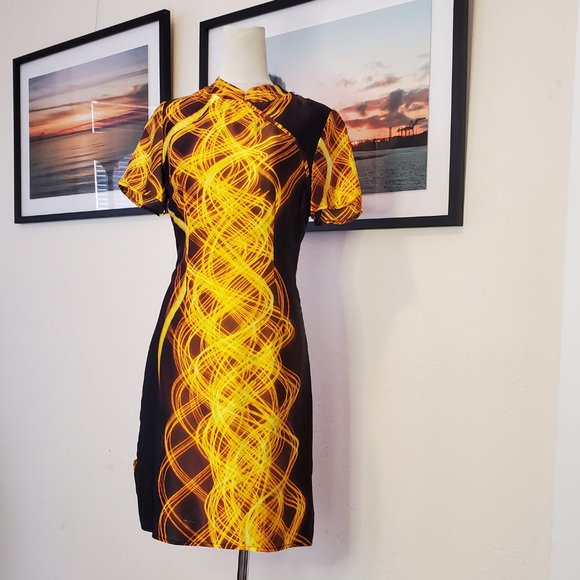 Sansome Street Lights Qipao/Cheongsam Style Dress - Picture 9 of 16